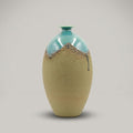 Olive Green Drip Glaze Large Ceramic Vase By Zodiya