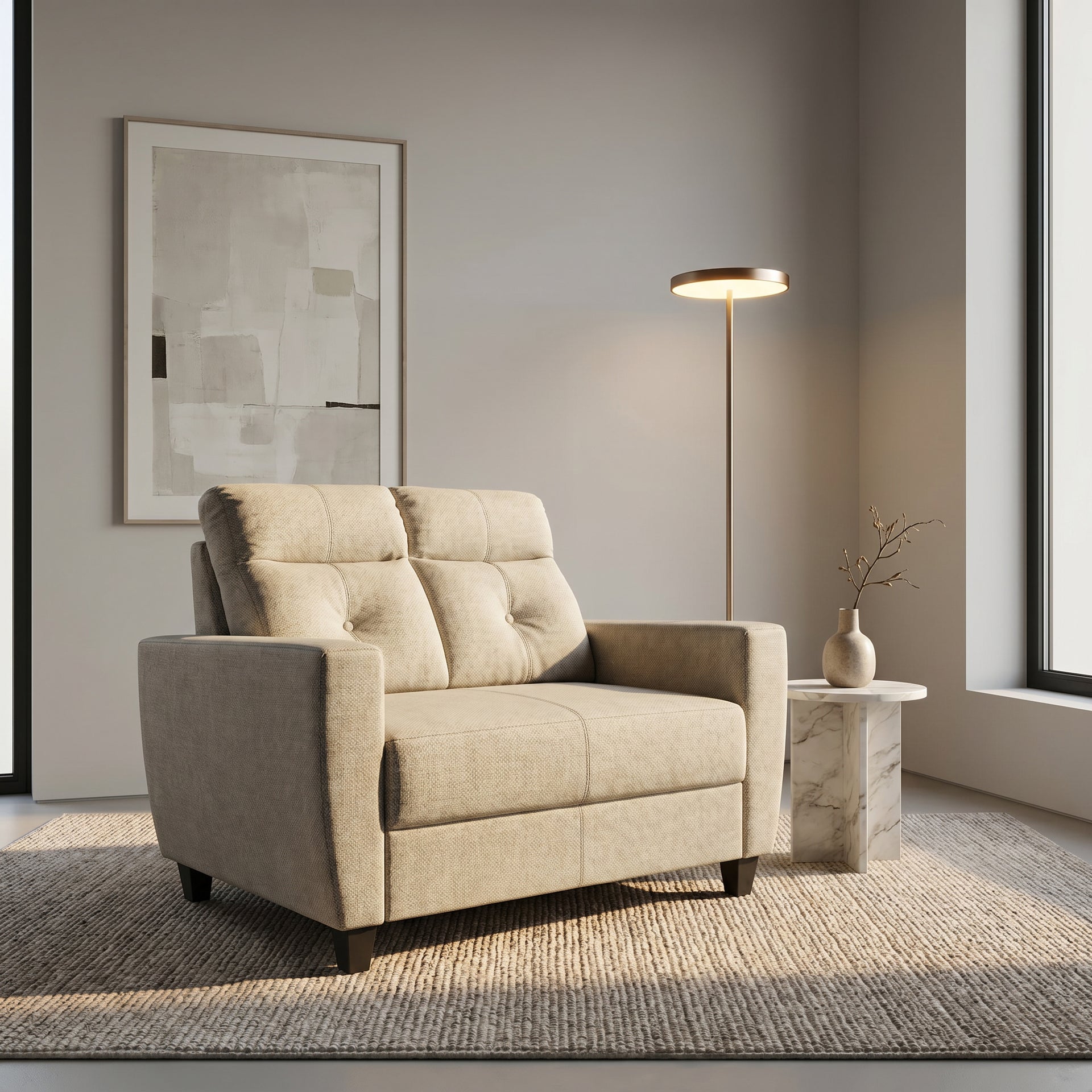 ZDY-Comely Fabric Sofa 2 seater-13865