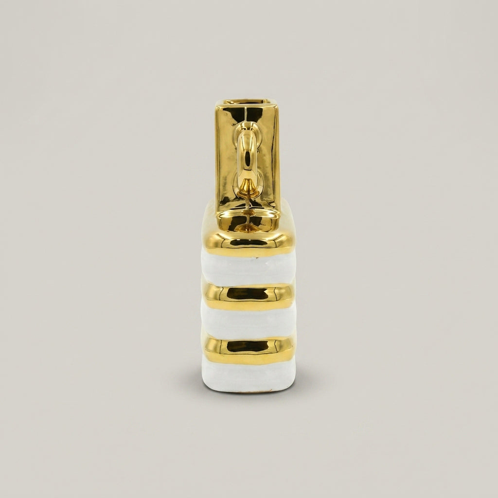 Decorative vase with Gold Accents by Zodiya-5