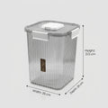 White Large Grain Storage Box by Zodiya