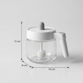Plastic Oil & Honey Jar with Brush Wand By Zodiya