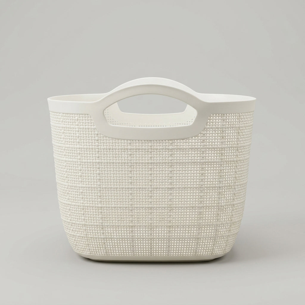 White Organiser Basket (Medium)  By Zodiya