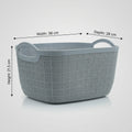 Grey Multipurpose Organiser Basket (large) By Zodiya