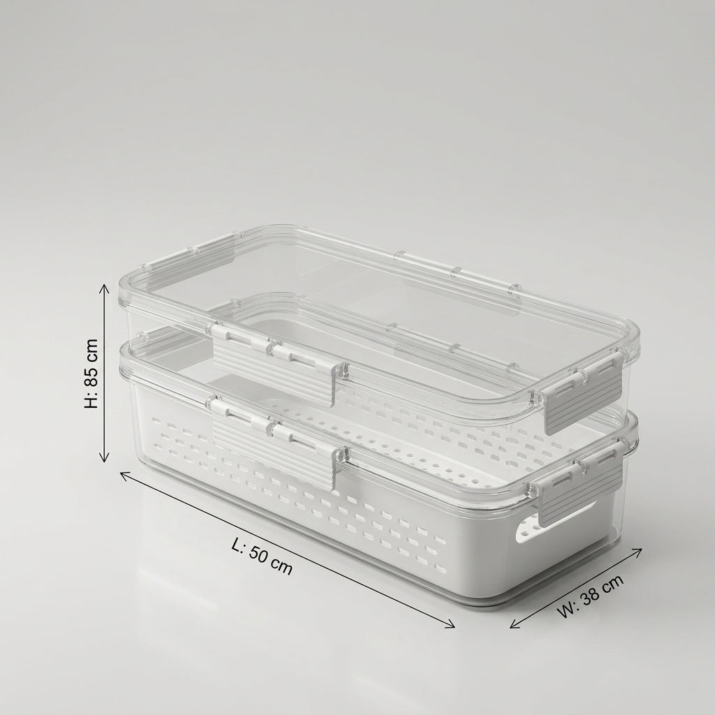 Plastic Large Fridge Organiser Box By Zodiya
