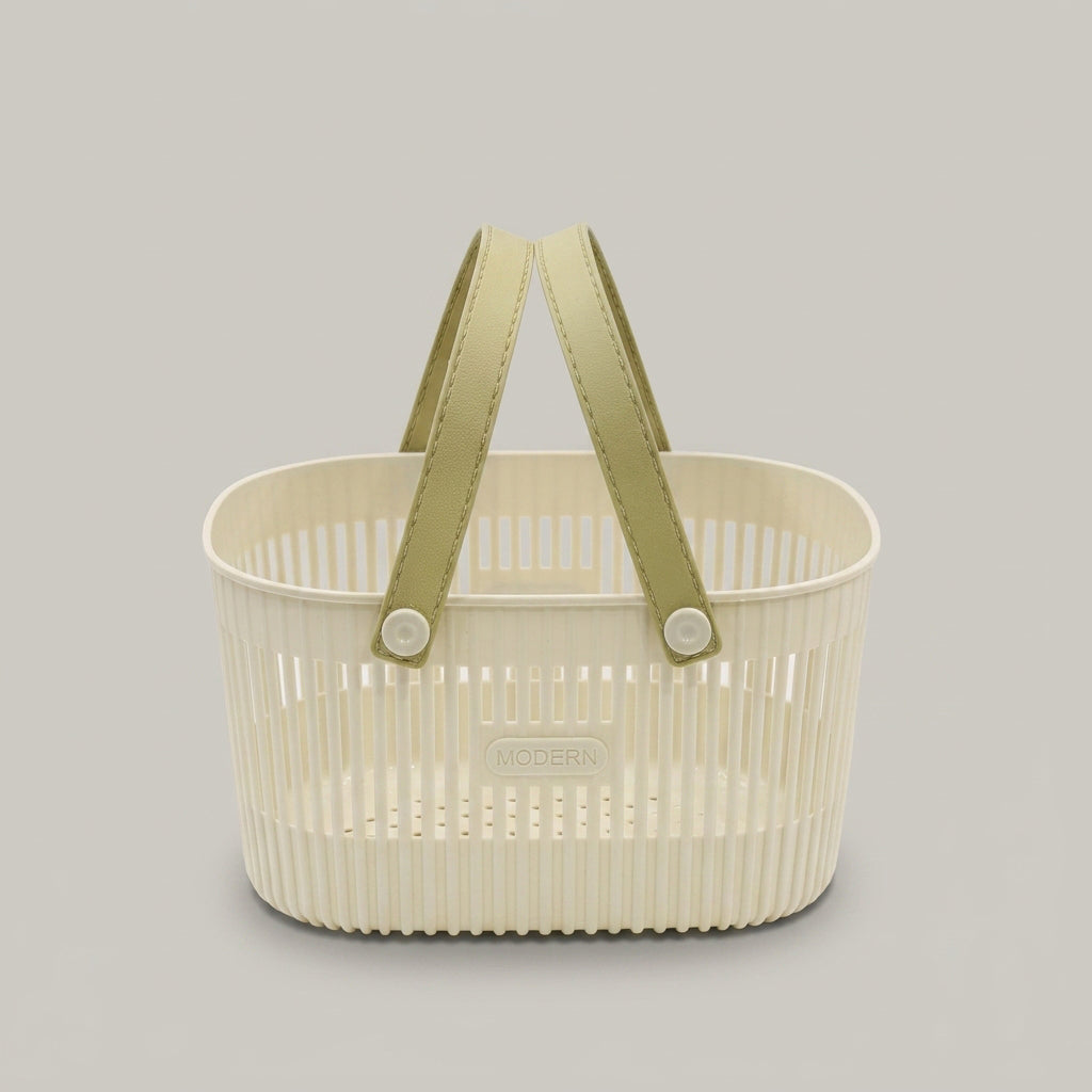 Beige Multipurpose Organiser Basket By Zodiya