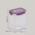 Purple Plastic Food Storage Box By Zodiya