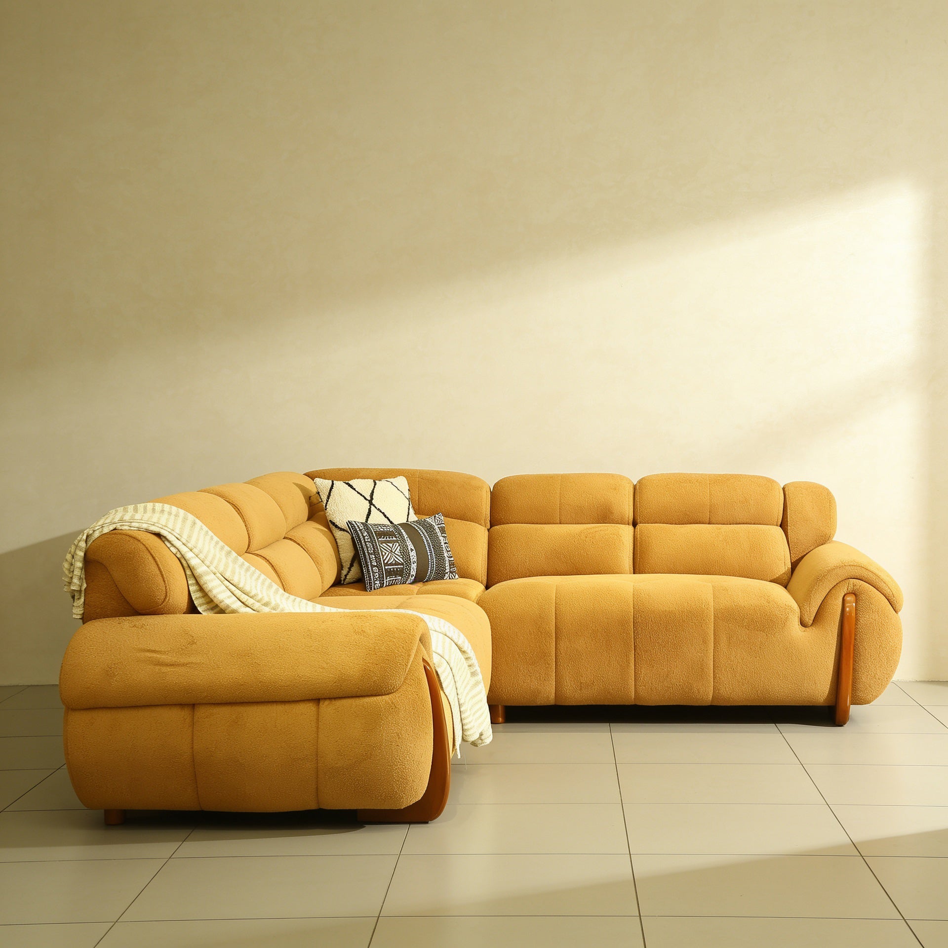 Luxevora 5 Seater Corner Sofa L Shape by Zodiya-1