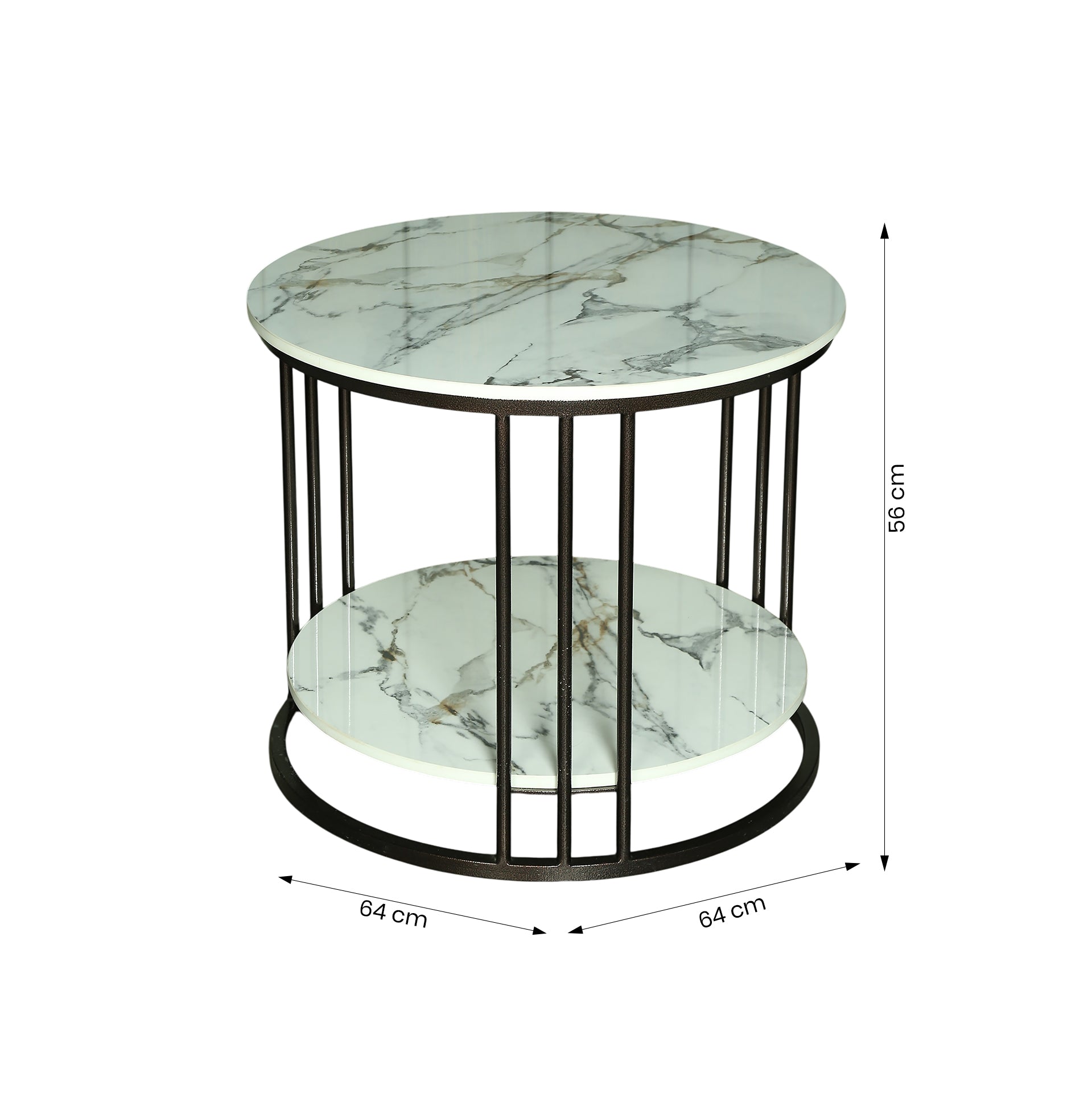 ZDY-MH11AC Side Table Antique copper 64x64x56