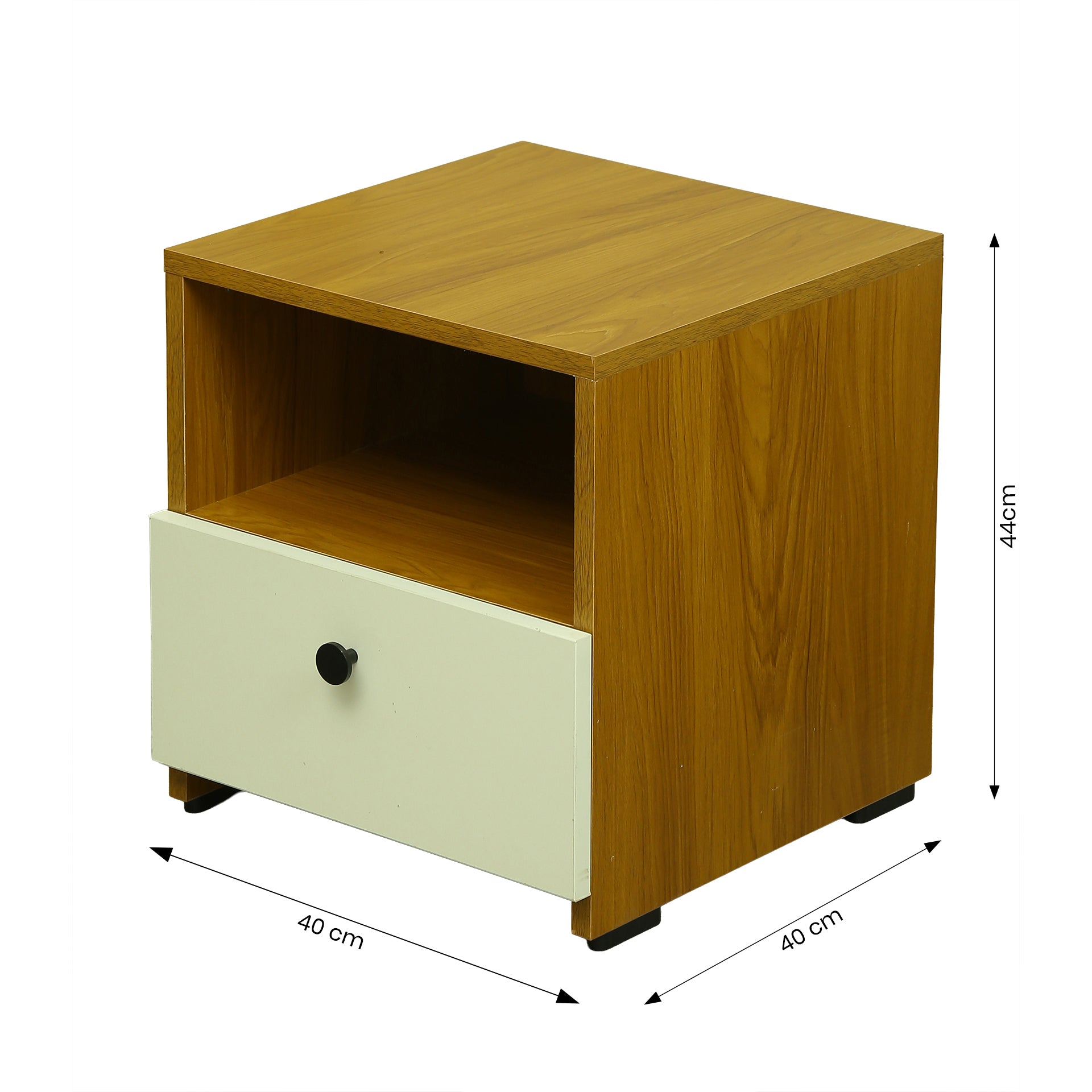NAILA Wooden Bed Side Table by Zodiya