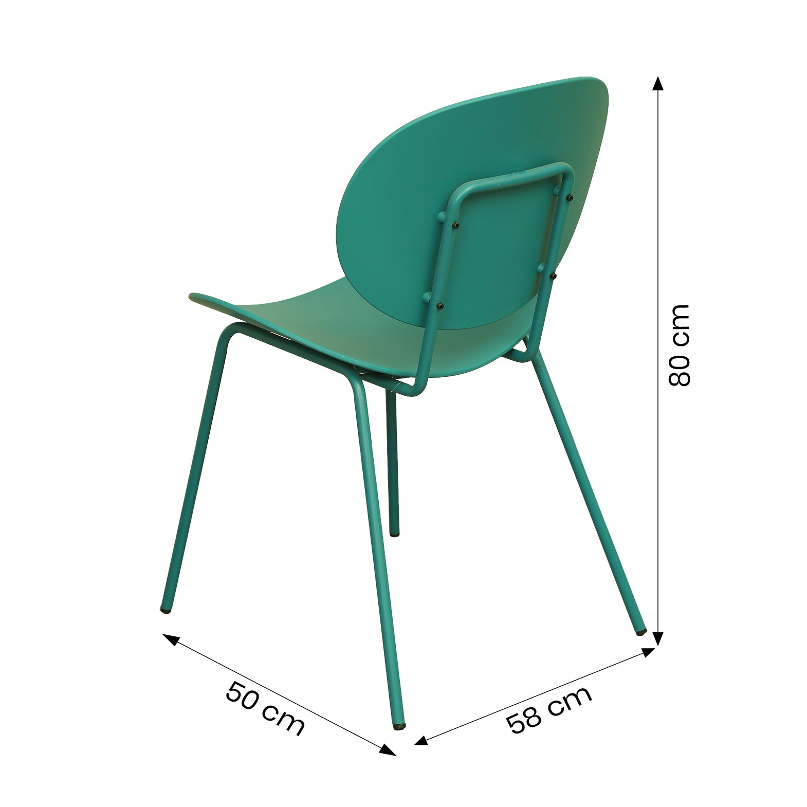 Axis Blue Plastic Chair by Zodiya