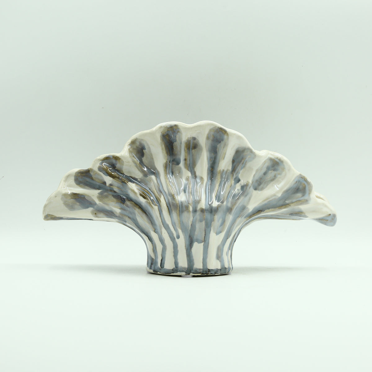 Petal Shape Small Ceramic Flower Vase By Zodiya