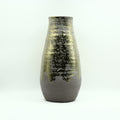 Brass Grey Large Ceramic Flower Vase By Zodiya
