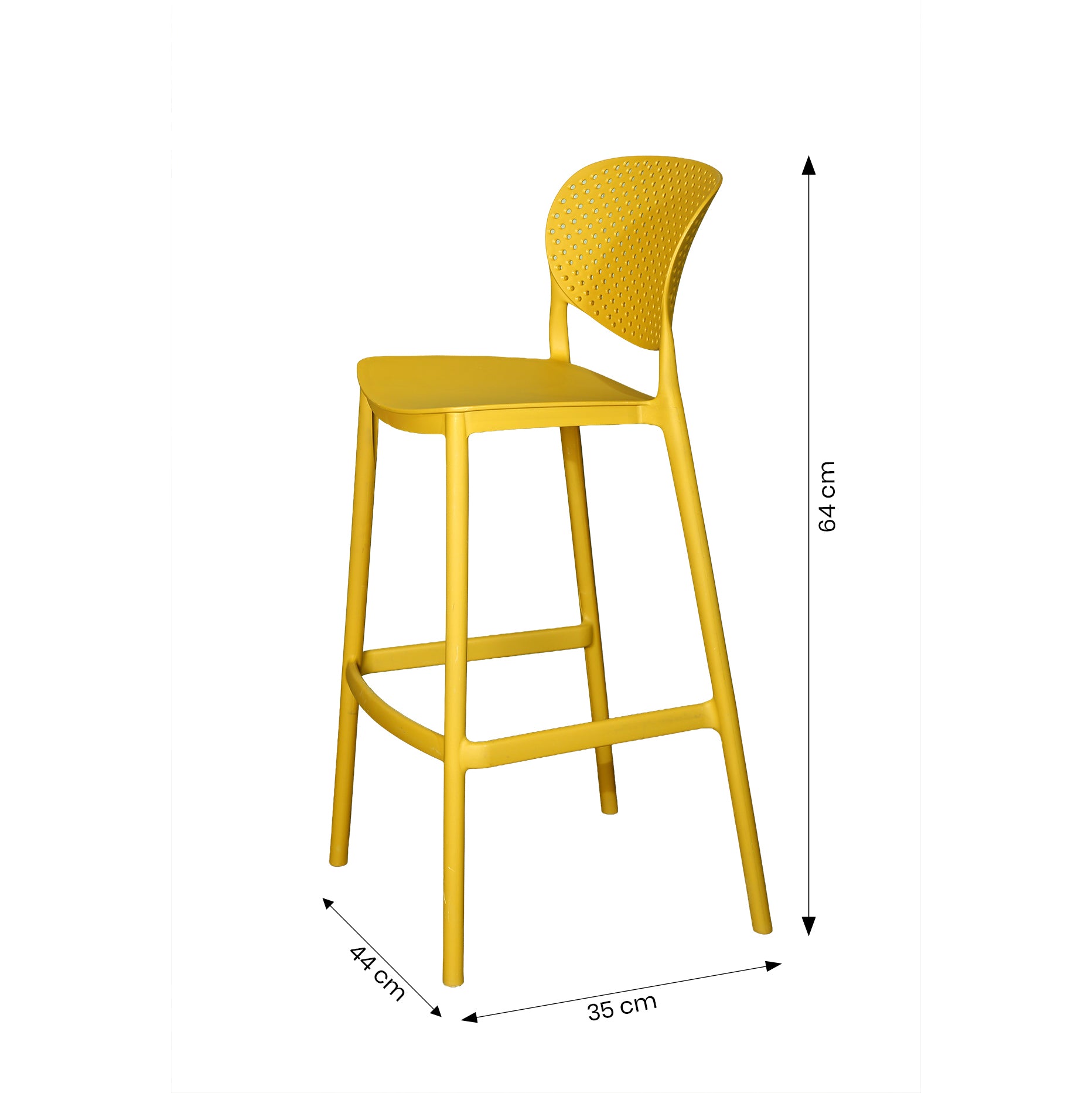 ZDY-sono-BS1133 Bar Chair  Yellow-16743