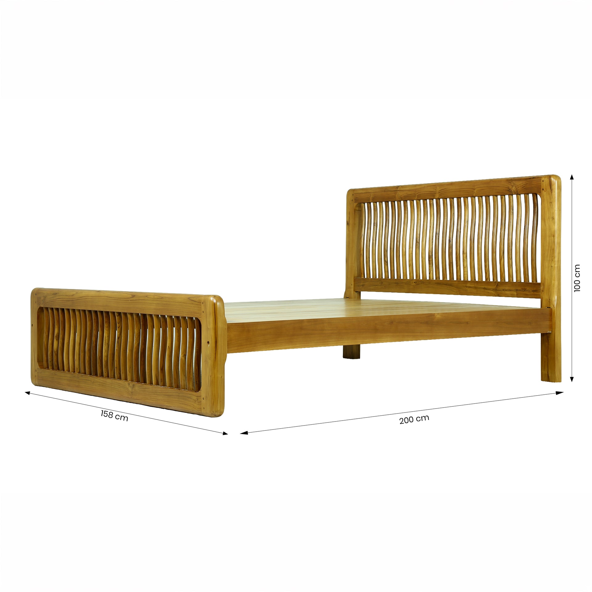 ZDY-PP-Aurum Cot 150X190 TEAK-17711