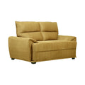 Jade Mustard Yellow Fabric 2 Seater Sofa by Zodiya