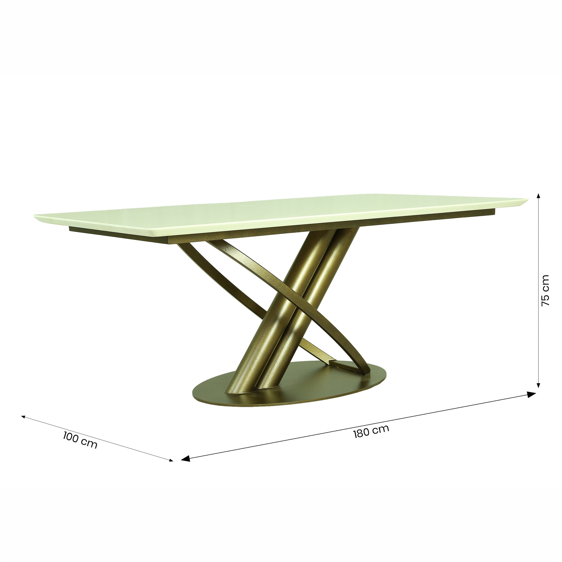 ZDY-ATT32-Dining Table 6 seater 180X100x75