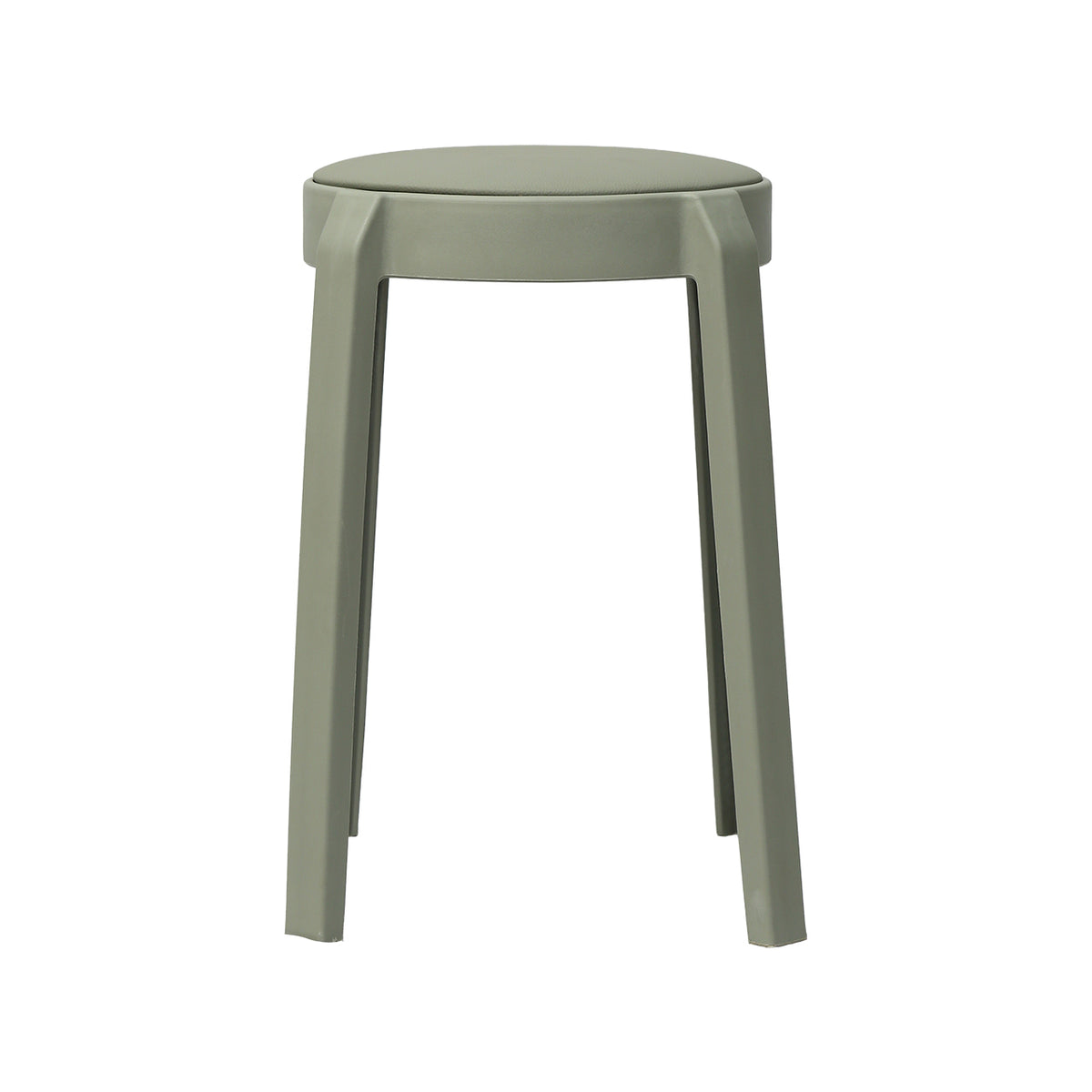 Grey Fabric Seating Stool by Zodiya
