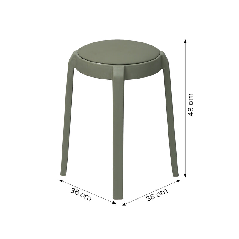 ZDY-PU Seating Stool - GREYWF063135-19716-2