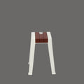 White Plastic Stool By Zodiya