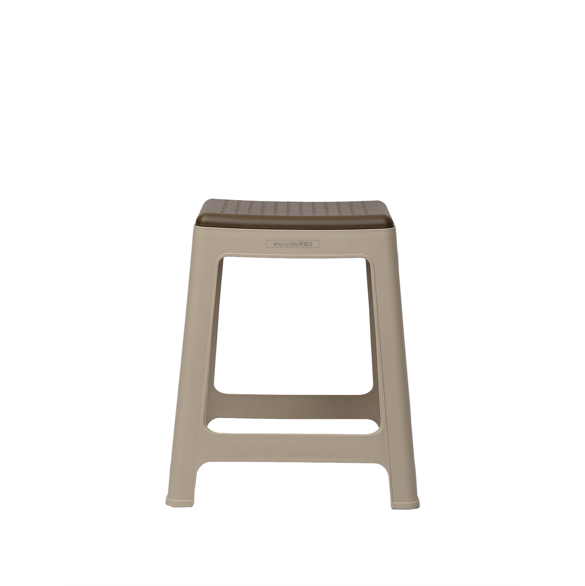Beige Plastic Stool by Zodiya