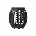 Walnut Barrel Garden Stool by Zodiya