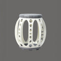Grey Barrel Garden Stool by Zodiya