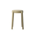 Coffee Brown Plastic Cushioned Stool By Zodiya