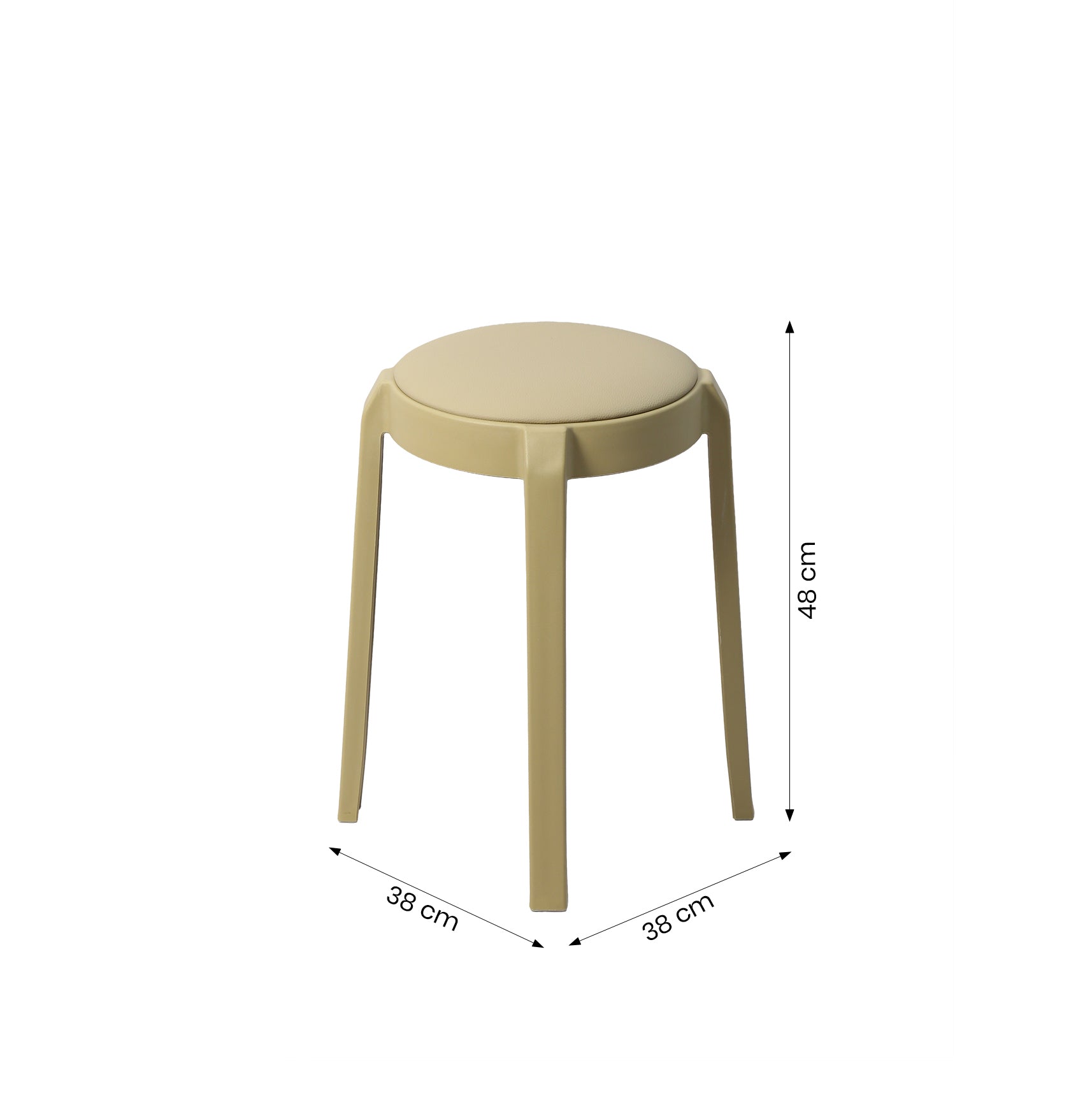 ZDY-PU Seating Stool - Coffee Brown WF063135-18691-2