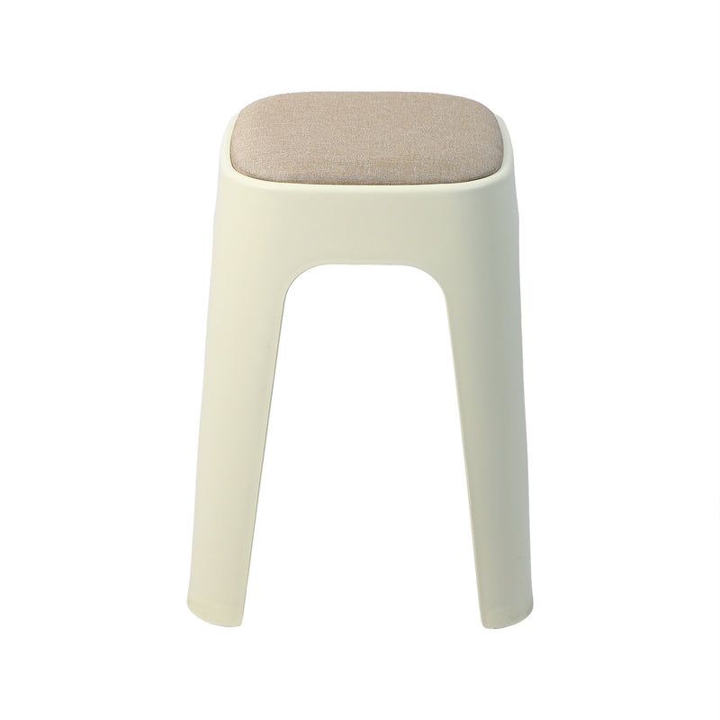 ZDY-Fabric seating Stool - CREAM WF065464-"19712-3