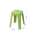 Green Plastic Stool By Zodiya