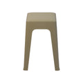 Mocha Brown Plastic Stool by Zodiya