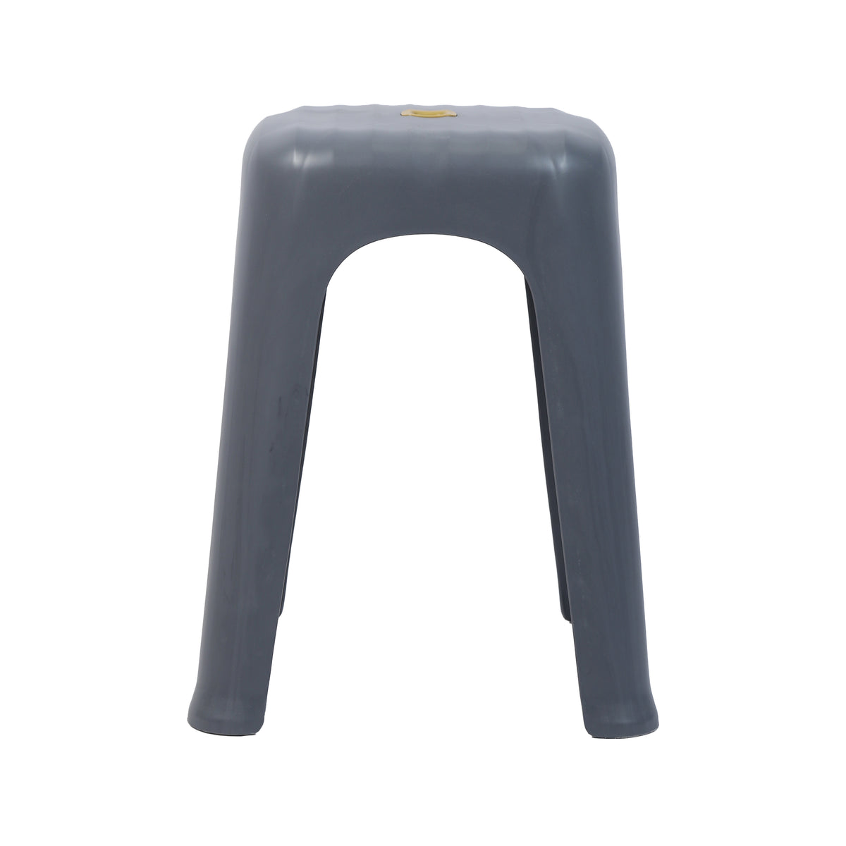 Dark Grey Plastic Stool by Zodiya