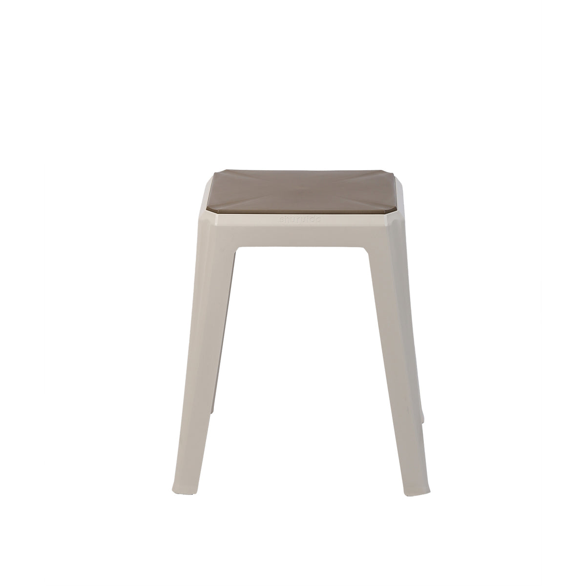 Grey Plastic Stool By Zodiya