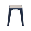 Blue Plastic Stool with White Top By Zodiya