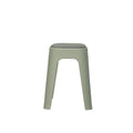 Dark Grey Fabric Seating Stool by Zodiya