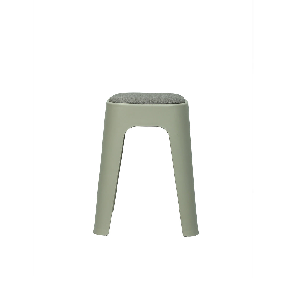 Dark Grey Fabric Seating Stool by Zodiya