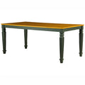 Dark Engineered Wood 6 Seater Dining Table by Zodiya