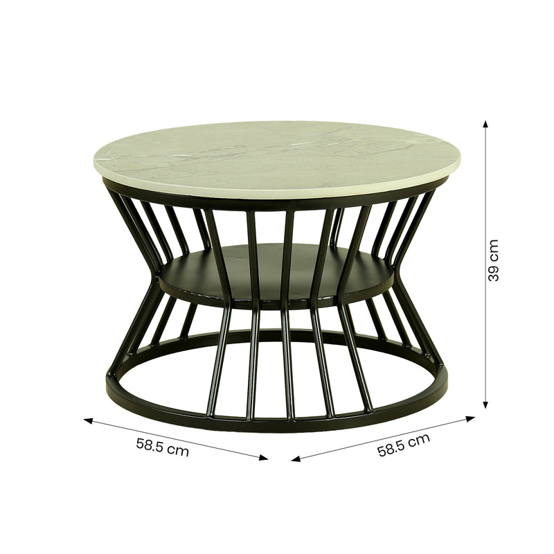 ZDY-ARI- Side Table Mix Gold 58.5x58.5x39 BLACK-2