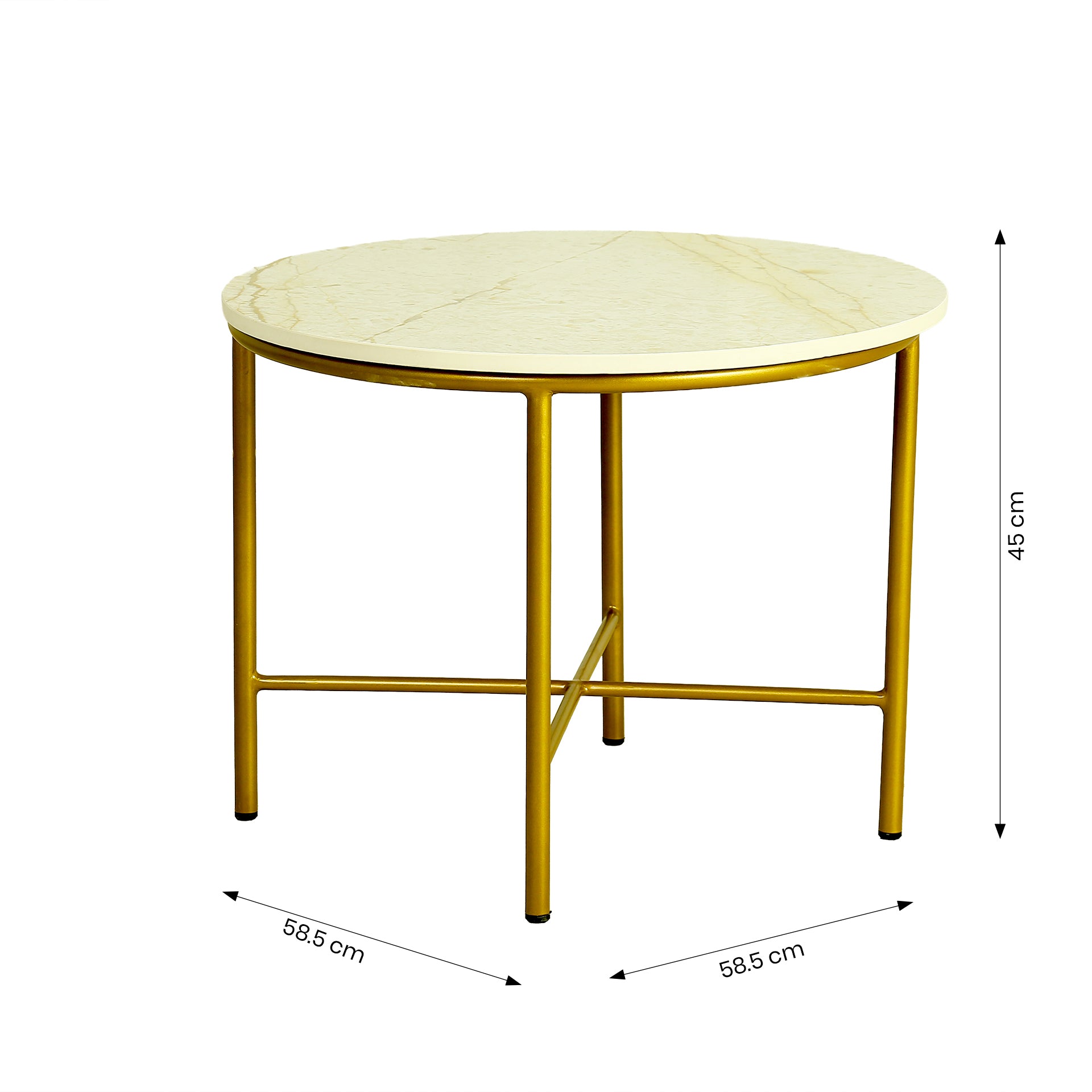 ZDY-ATP13-Side Table Mixed Gold 58.5x58.5x45-2