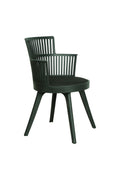 Orso Black Cushioned Arm Chair by Zodiya