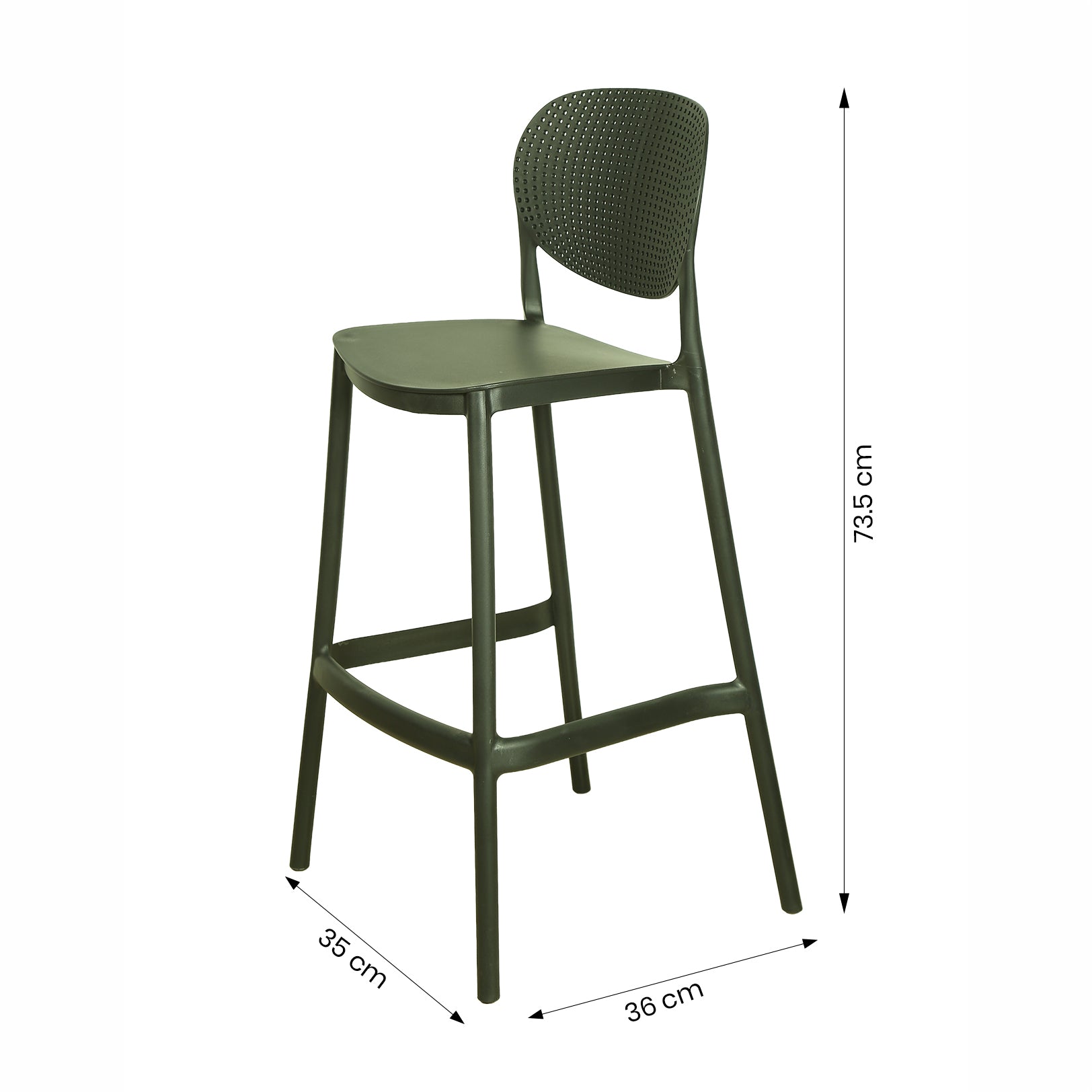 ZDY-Sono-BS1133 Bar Chair Black-17180