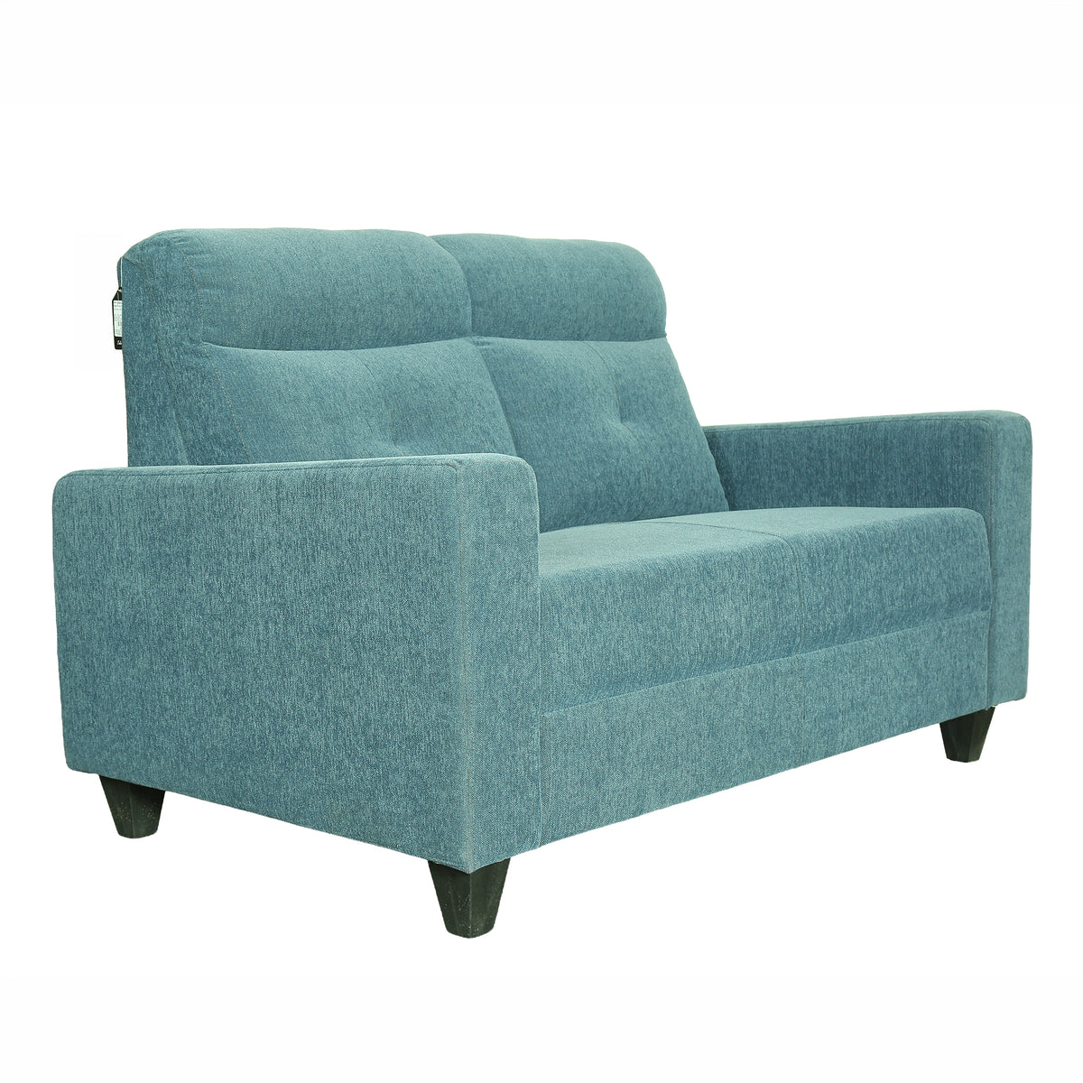 Modern Blue Fabric 2 Seater Sofa by Zodiya