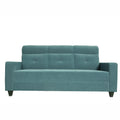 Bejeu Teal Fabric 3 Seater Sofa by Zodiya
