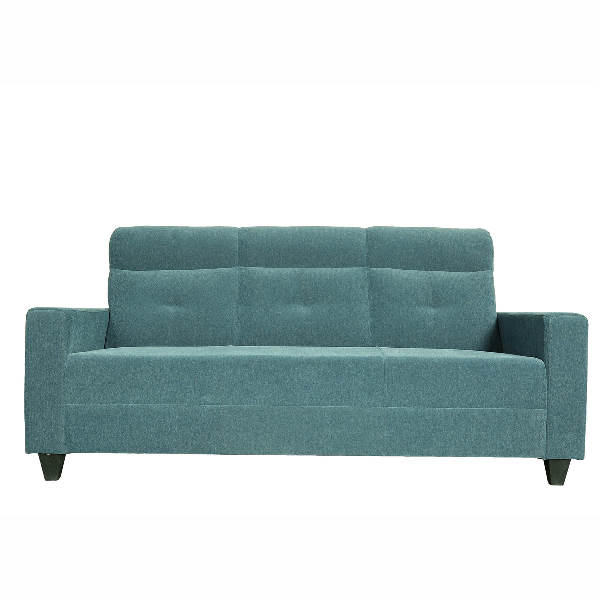 Bejeu Teal Fabric 3 Seater Sofa by Zodiya