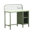 Mysa Green Metallic Study Table by Zodiya