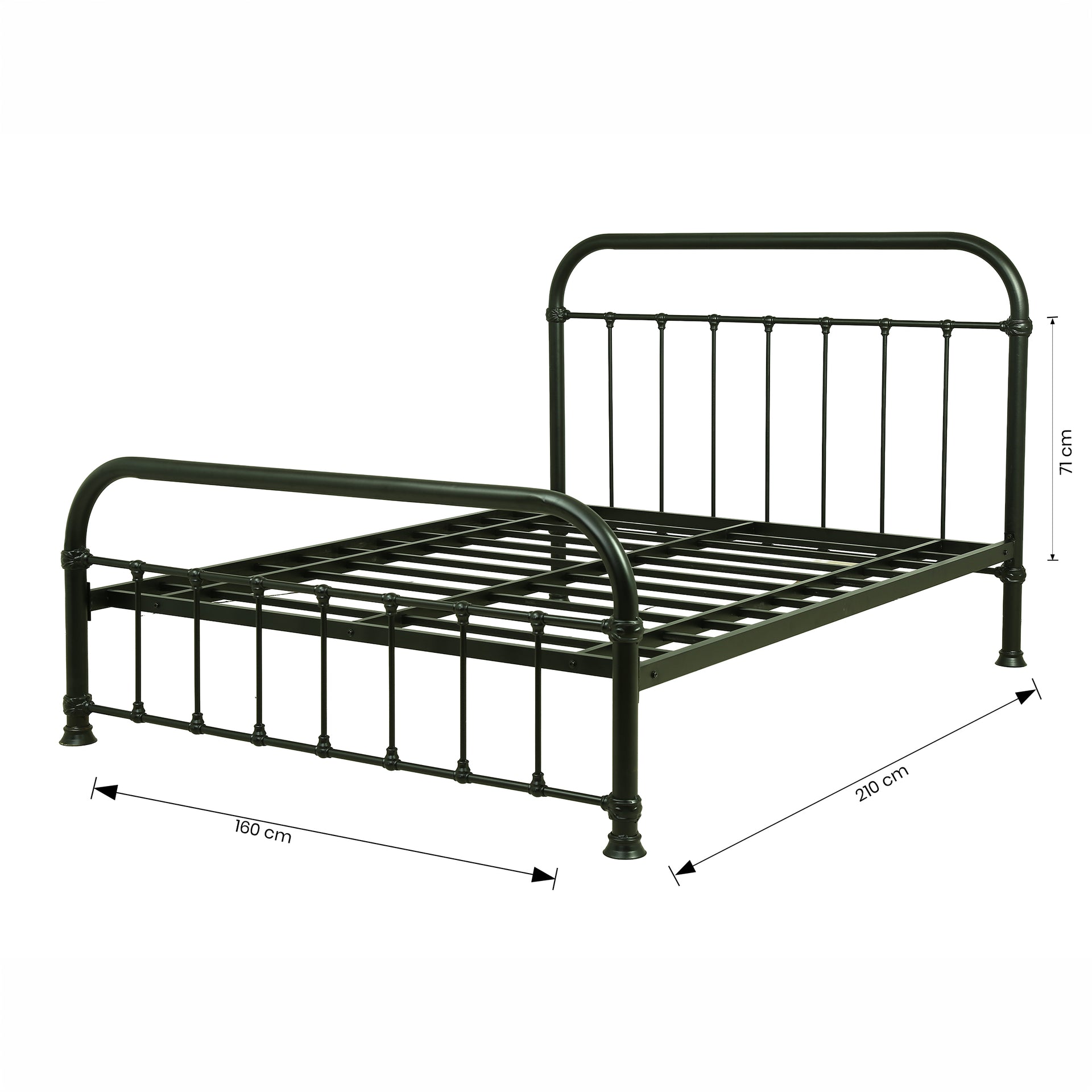 Norway  Metallic King Size Bed by Zodiya