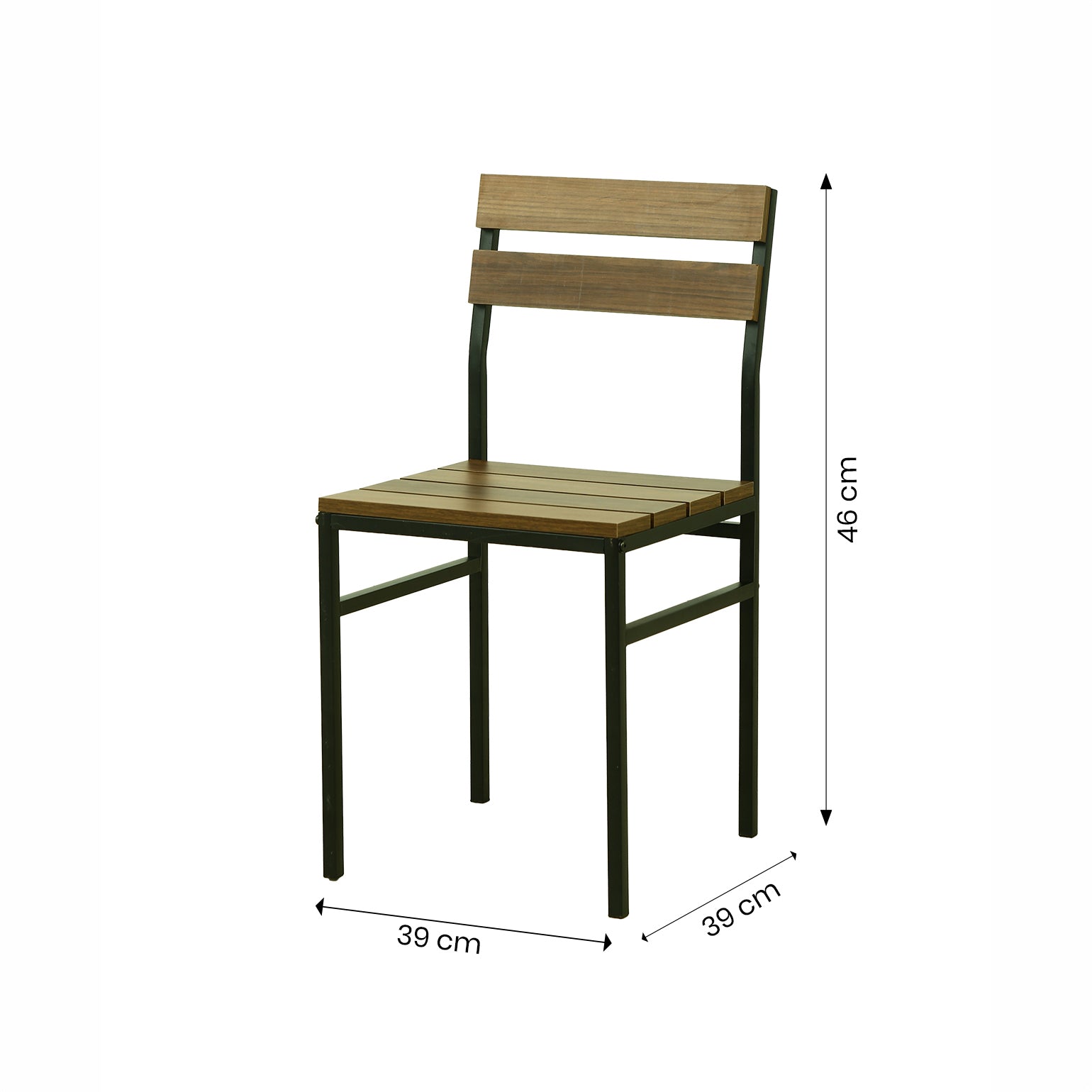 Omaha Metallic Dining Chair by Zodiya