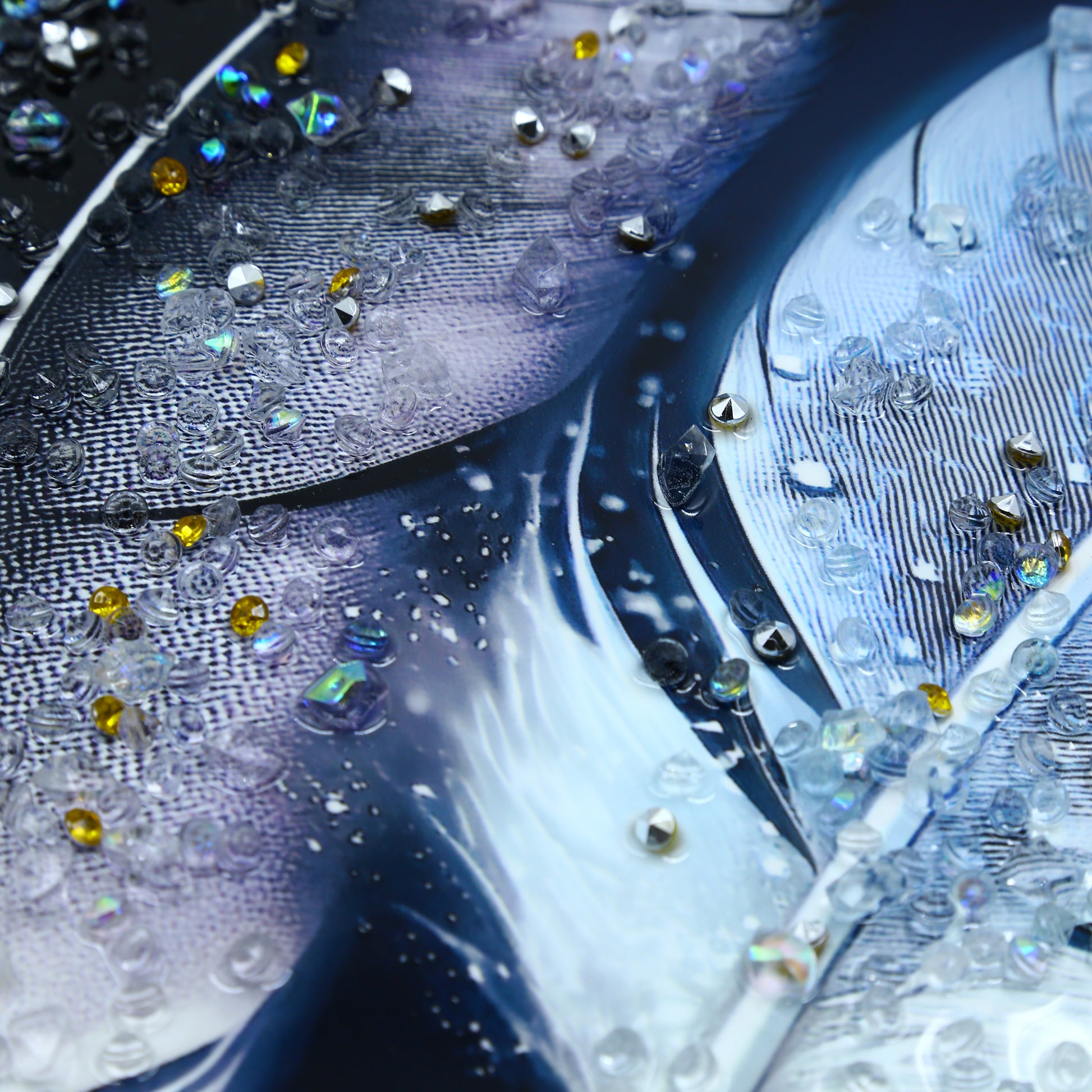 Plastic Feather Wall Frame By Zodiya-7