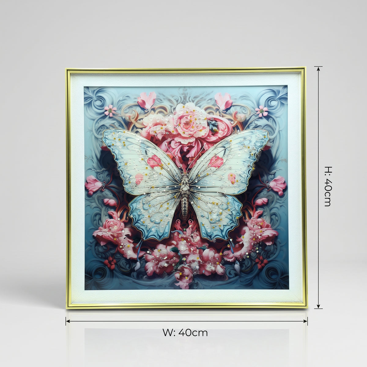 Wall Frame (Butterfly Art) By Zodiya
