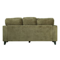 Hiro Velvet Fabric 3 Seater Sofa by Zodiya